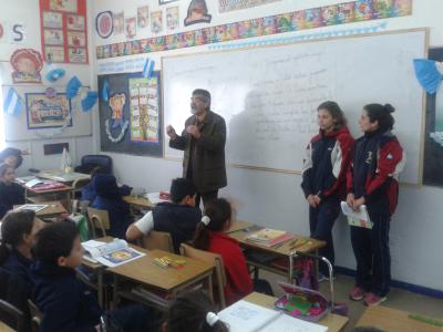 Visita de 6° año del Nivel Secundaria a los 3° grados del Nivel Primaria